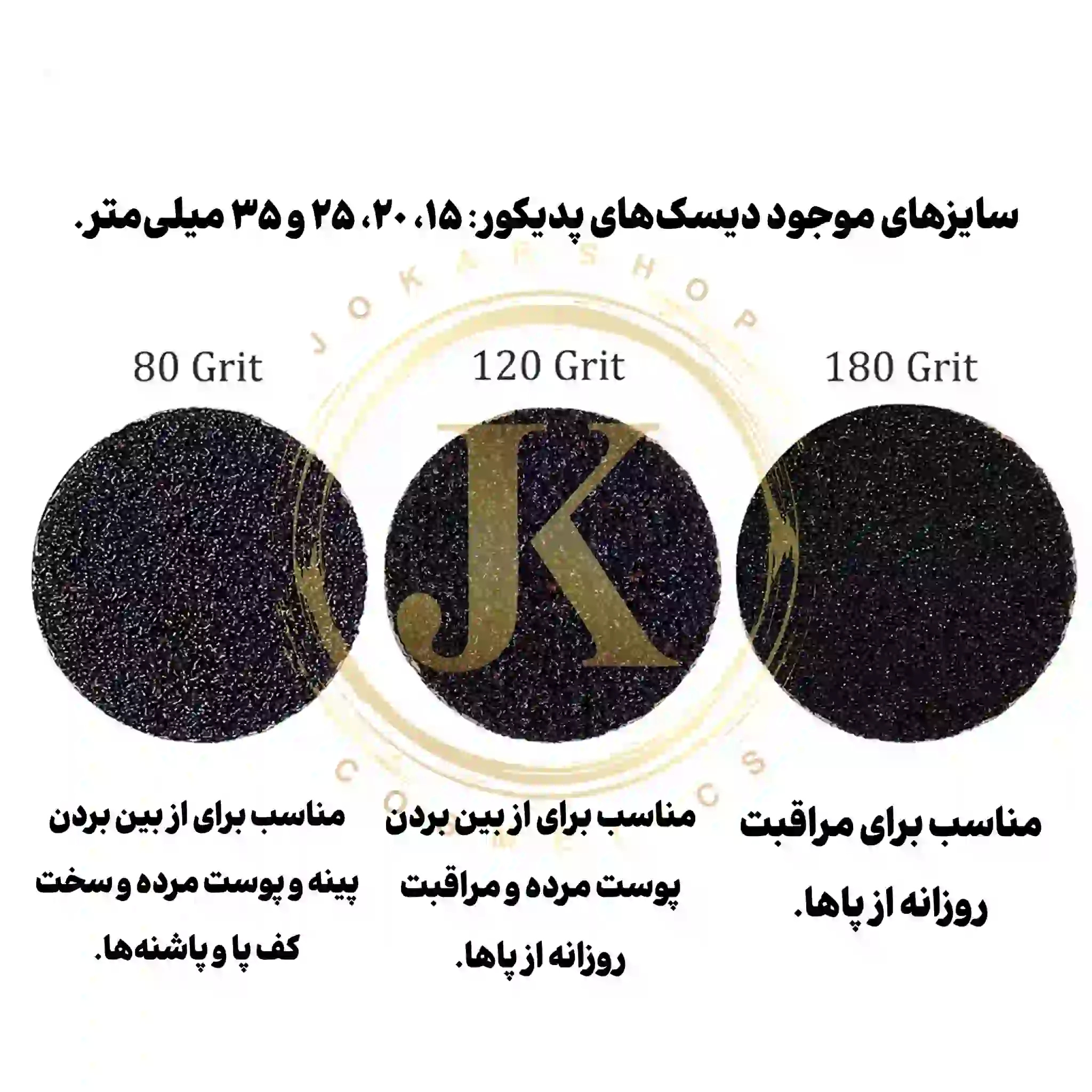 یدک-دیسکت-پدیکور-درجه-زبری.