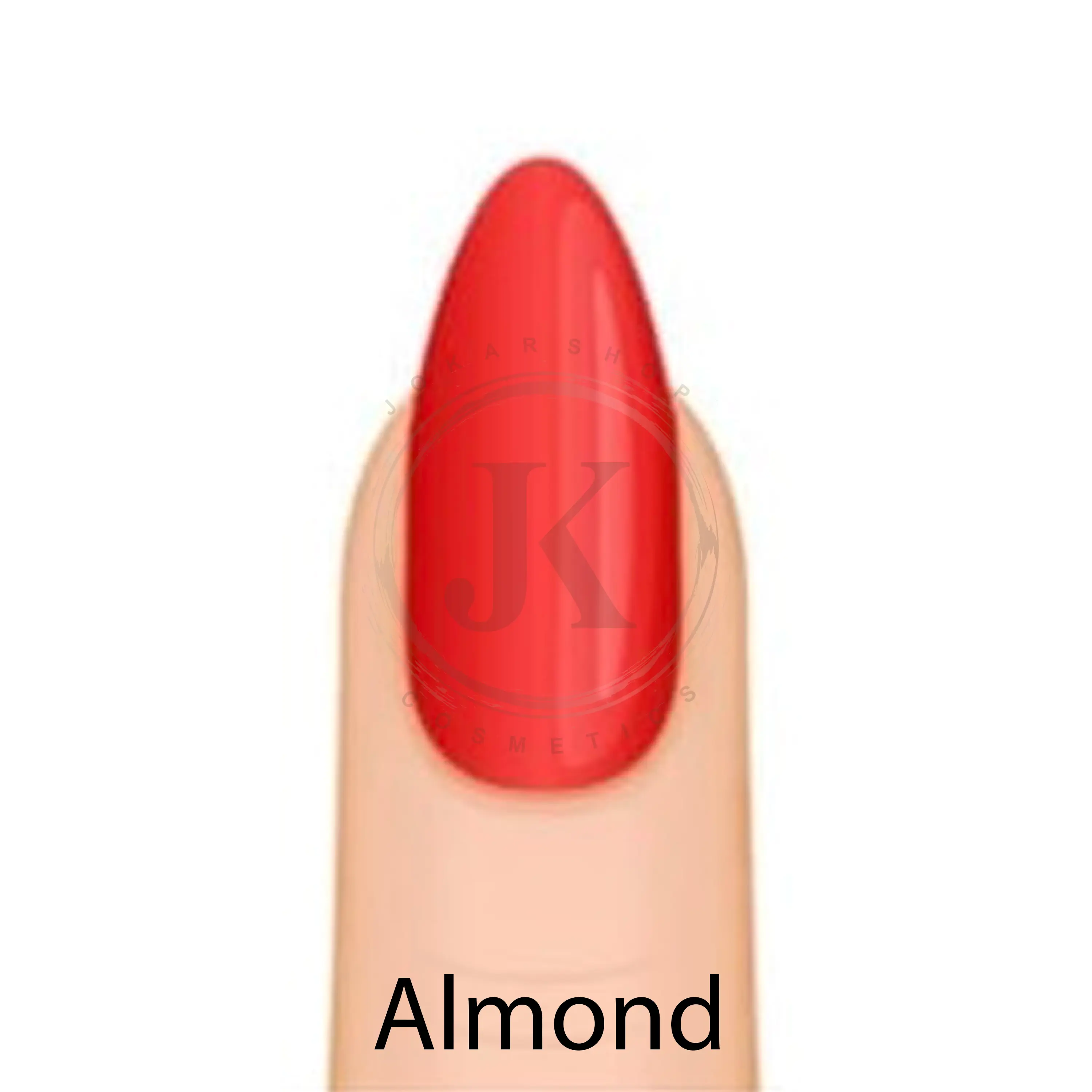 مدل ناخن بادامی almond nail design