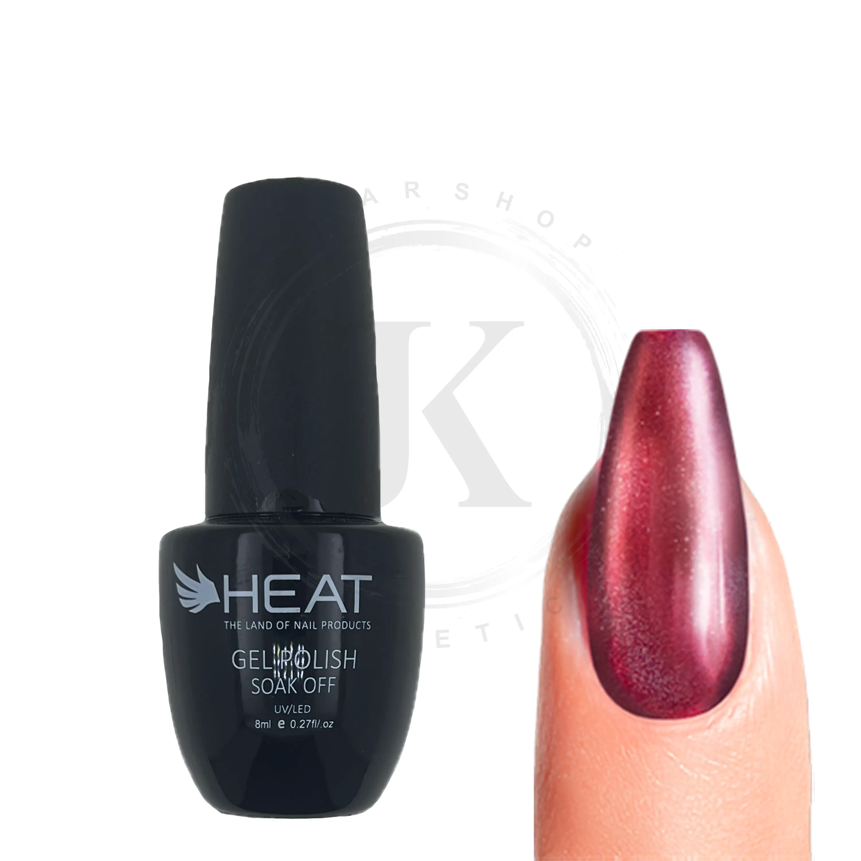 لاک ژل ایس کریستال سرامیک هیت HEAT