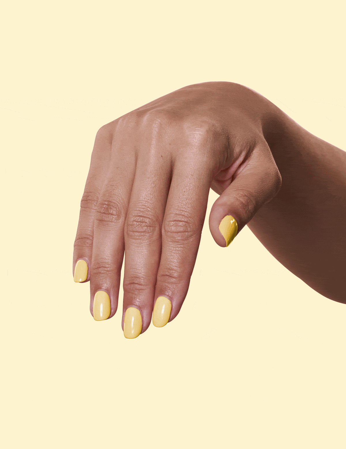لاک ژل کره ای ترند Butter Yellow