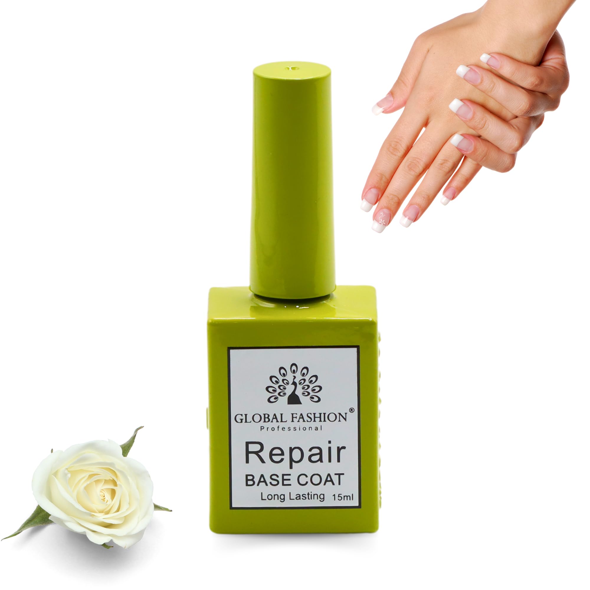 بیس ژل ناخن گلوبال فشن ترمیم کننده ناخن