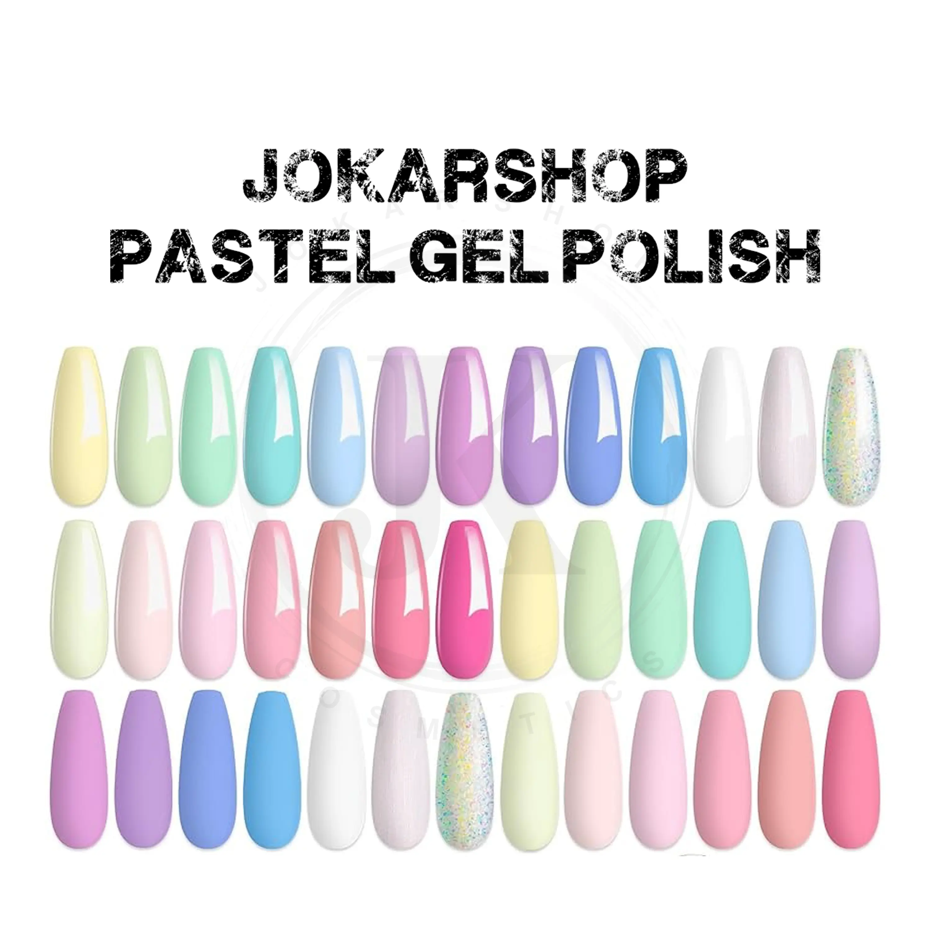 لاک ژل پاستیلی رنگ های تابستانی