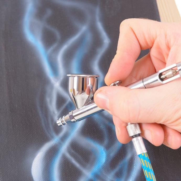  نحوه استفاده از ایربراش برای طراحی ناخن