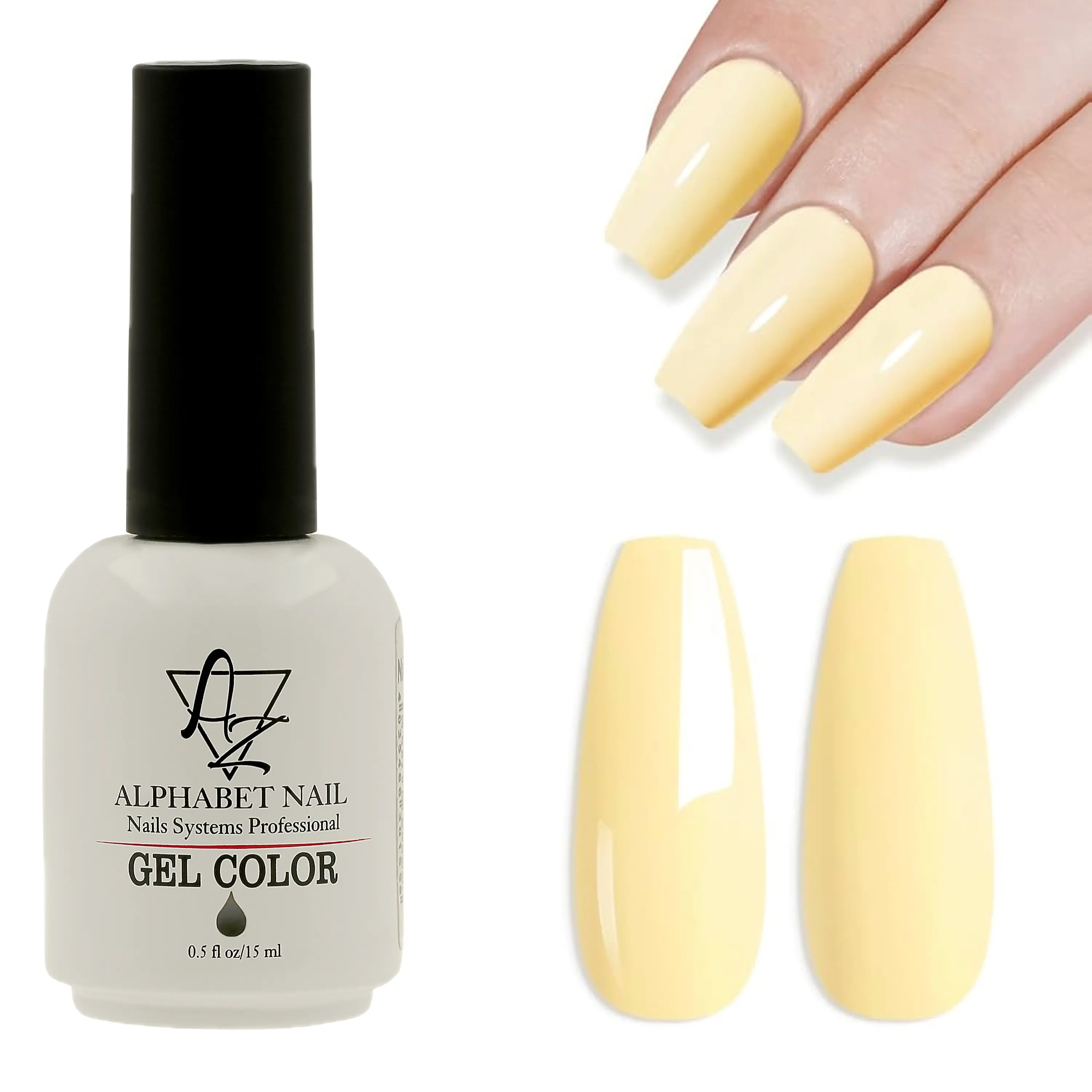 لاک ژل زرد کره ای الفابت نیل