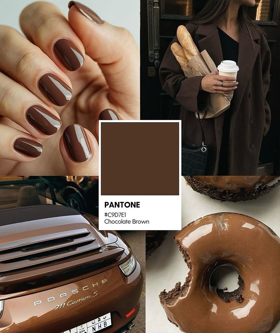 لاک ژل شکلات‌بران قهوه‌ای گرم پاییزی