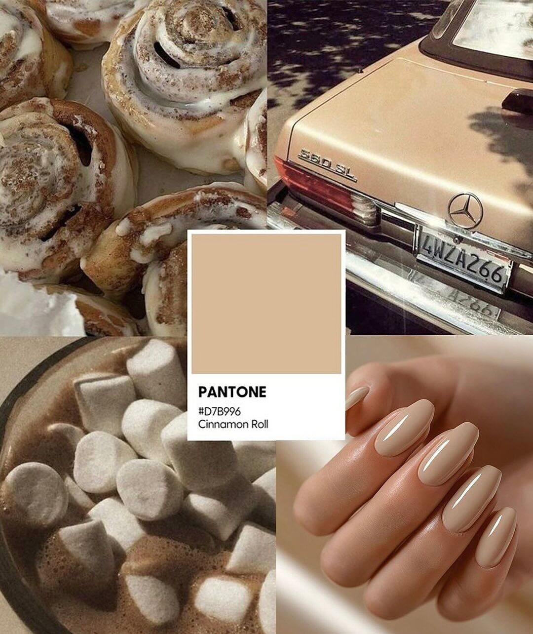 لاک ژل سینامون رول دارچینی روشن برای ناخن