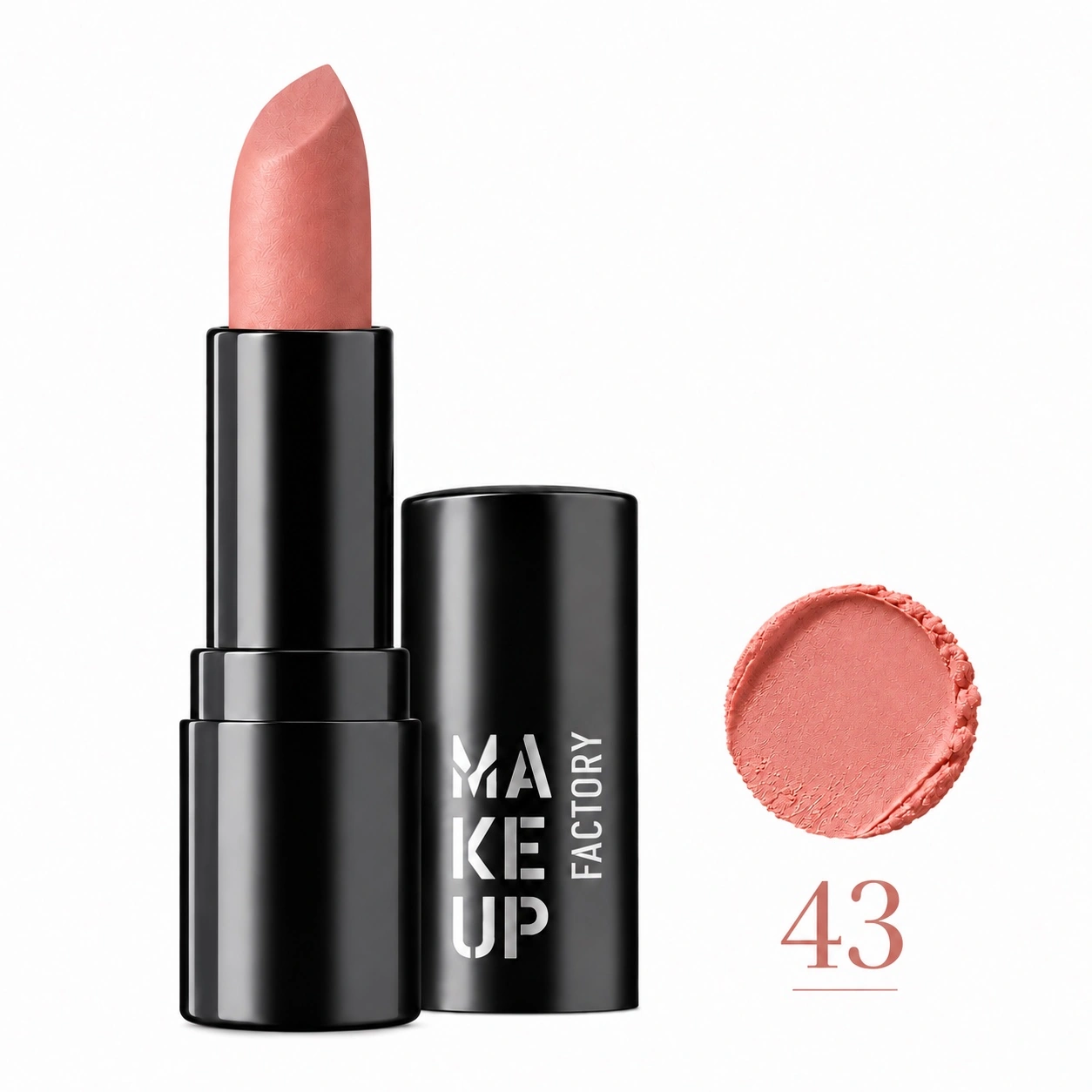 رژ لب میکاپ فکتوری نود کالباسی صورتی شماره 43 | MAKEUP FACTORY