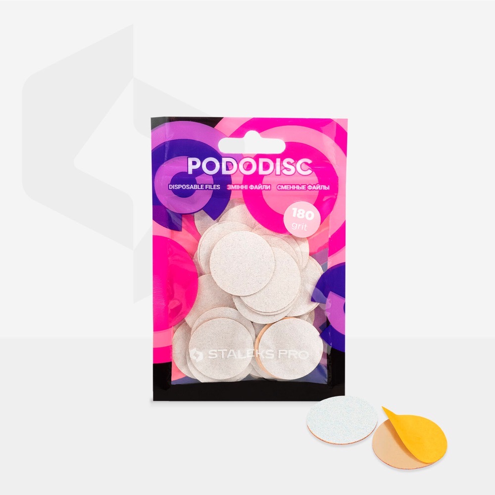 یدک دیسکت پدیکور استالکس پرو زبری 180 | STALEKS PRO