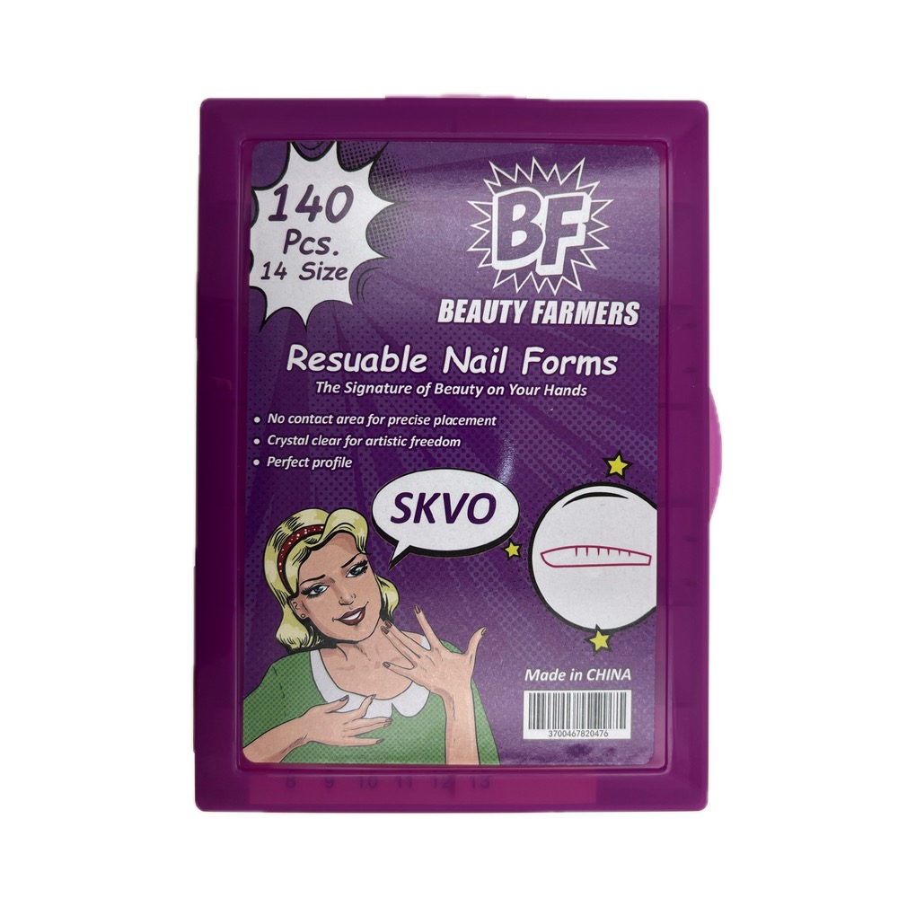 قالب ناخن SKVO بیوتی فارمرز 140 عددی | BEAUTY FARMERS