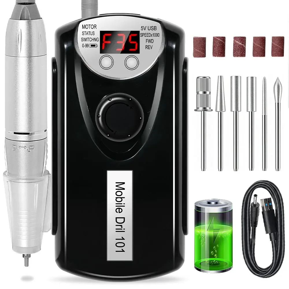سوهان برقی شارژی ناخن نیل دریل 101 | Nail Drill Machine