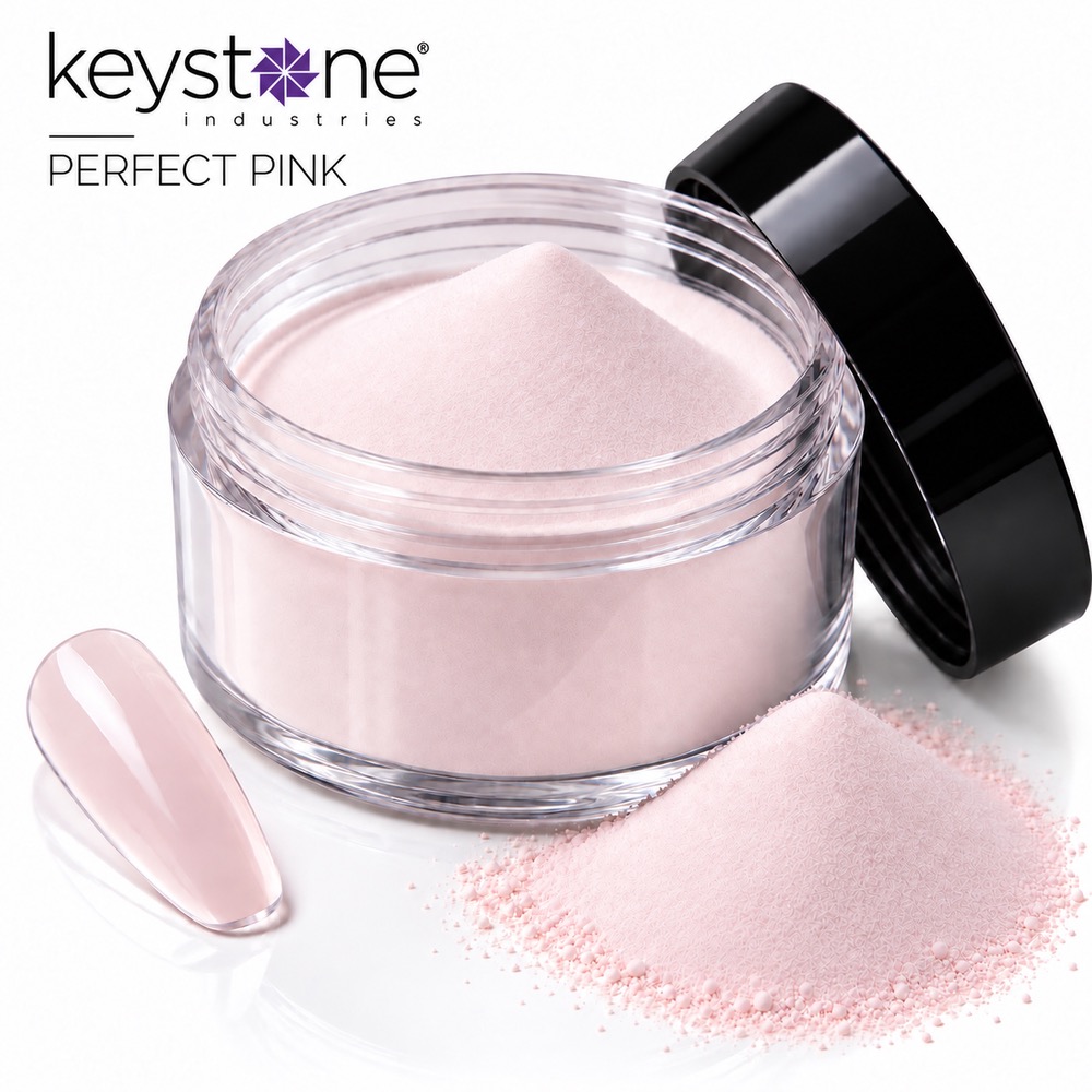 پودر کاشت ناخن نچرال کیستون رنگ طبیعی | KEYSTONE